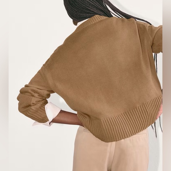 Everlane The Boxy Sweater in Everyday Cotton - Picture 3 of 6